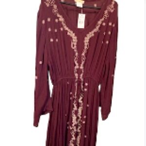 Boho style dress NWT similar to Free Prople